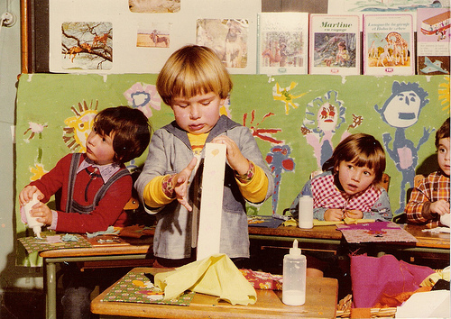 school kid looking surprised