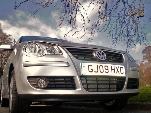 Portrait of Boxleys new car