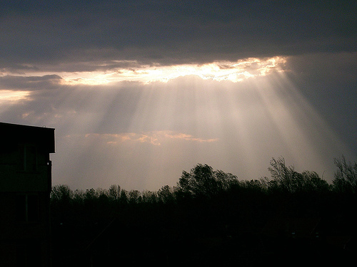 When heaven opens up....