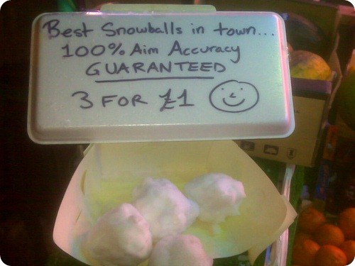 snowballs